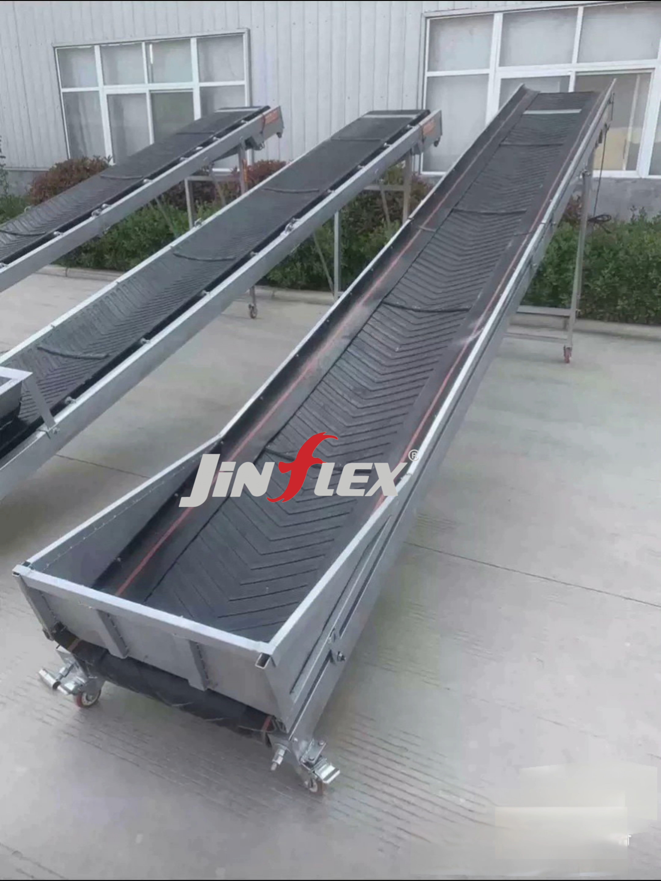 A small conveyor belt contains a lot of energy