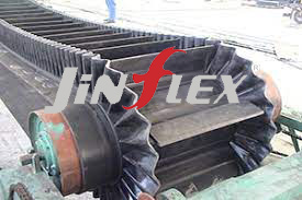 Supply large angle skirt rubber conveyor belt partition belt durable manufacturer