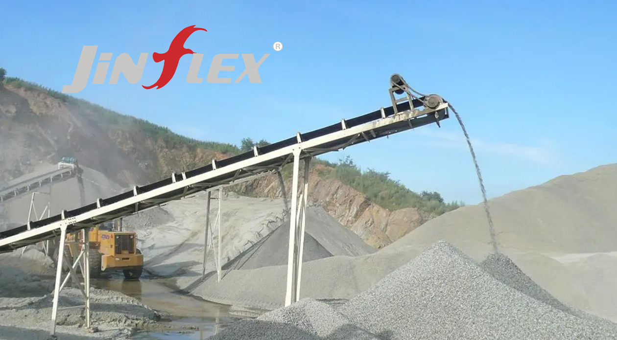 Sand and gravel conveyor belt ore-specific thickness 10mm-12mm factory direct sales