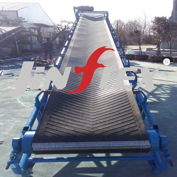 Factory direct sale bucket elevator herringbone pattern conveyor belt tear resistance