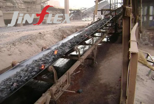 Let me show you what a flame-retardant conveyor belt is in one minute  Flame-retardant conveyor belt